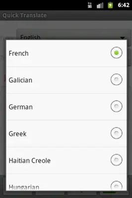 Quick Translate android App screenshot 1