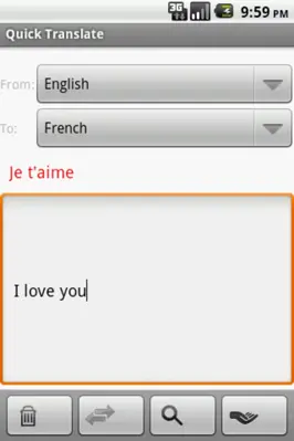 Quick Translate android App screenshot 2